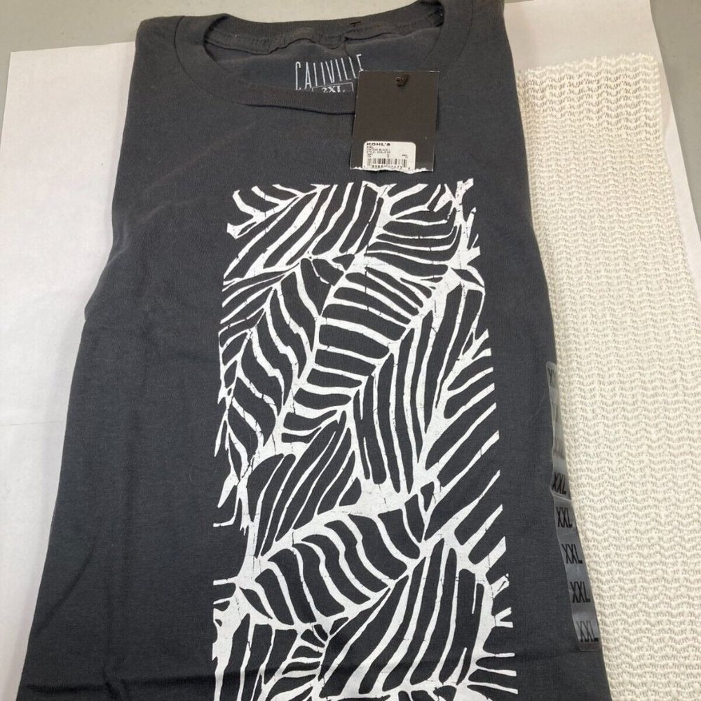Caliville Men's Black Logo Graphic T Shirt Size XXL_NWT